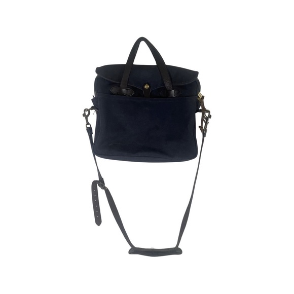 Filson Bags Filson 7257 Black Canvas Twill Computer Bag Made Usa